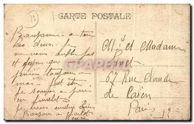 Marseille - Exposition Coloniale 1922 — Temple d'Angkor-Vat et le Lac, éditeur IMPRIMÉ SUR LA CARTE — Verso