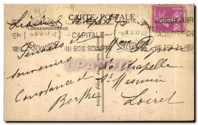 Karmel i ulica Livarot — Lisieux — Rewers