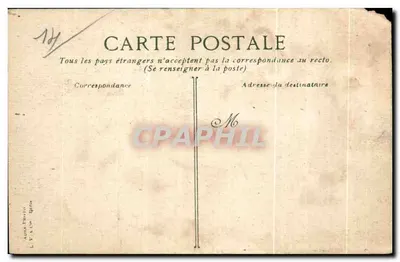 Lisieux — Entrée du Jardin de l'Étoile — éditeur L. V. & Cie, photographe — Verso
