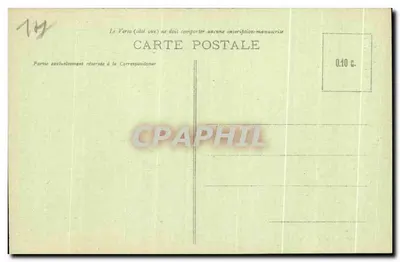 Falaise — Torre Grande Talbot — C. Jeanne, edit.-fot., Falaise — Verso