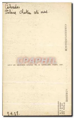 Acantilado — El Castillo (Lado Oeste) — ND — Reverso