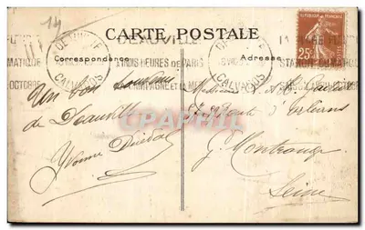 Deauville — La Plage Fleurie, Le Casino et le Normandy — G.F. Le Havre, n°413 — Verso