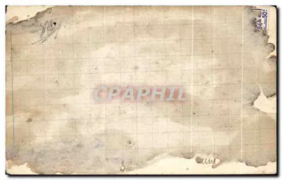 Bilhete postal antigo Courseulles sur Mer Os Parques de Ostras — Verso