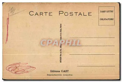 CARTE SYSTEME Cabourg Gendarme Douanier Douanes — Verso