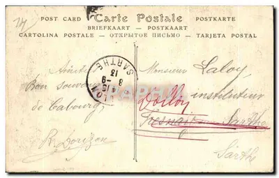 Cabourg — A Digue-Promenade e a Praia — ND Fot. — Verso