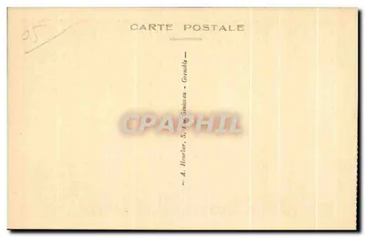 Most Asfeld, droga do Montgenèvre i Chaberton (Włochy) — Briançon — A. Howlter, 5, rue Genissieu, Grenoble — Rewers