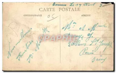 Cannes (A.-M.) — Le Casino. Vue prise de la Jetée Édouard-VII — Édition Pigemor — Rewers