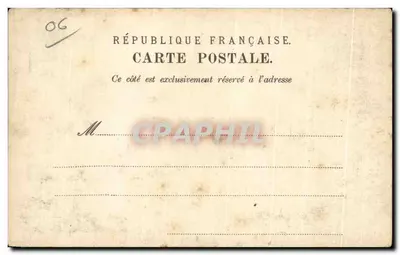 Piazza Brougham — Cannes — editore sconosciuto, numero di serie non visibile — Verso