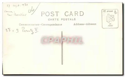 Canne — Torre Chevallier — Verso