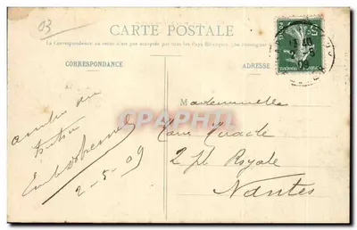 Vichy — Główne wejście do Kasyna — Wydawca P. B. Vichy — Rewers