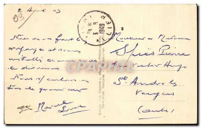 Vichy — Le Casino, côté du Théâtre — La Cigogne, n° 325 — Verso