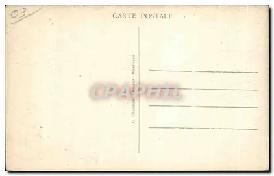 NÉRIS-les-BAINS (Allier) — El Pérystile del Grand Établissement — G. Chaumon, Montluçon — Reverso