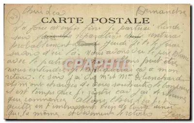 Moulins — Statue de Théodore de Banville — Coll. Boutray — Verso