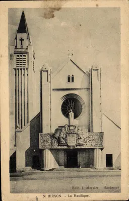 Hirson - A Basílica — Edit. J. Mercier - Hautmont, n°5