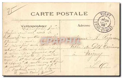 Paryż — Jego Placówki i Ogrody — 48. Plac Montholon — L. J. & Cie, wyd., Angoulême-Paris — Rewers