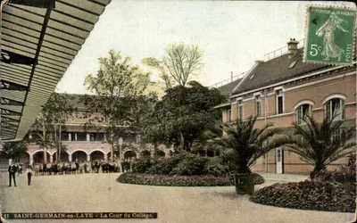 SAINT-GERMAIN-EN-LAYE — Cour du Collège — wydawca AQUA-PHOTO L.Y. & Cie, nr 11