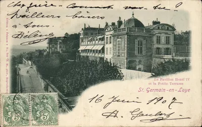 Pavillon Henri IV i Mała Terrasa — St. Germain-en-Laye — Wydawnictwo Téhannon, nr 700
