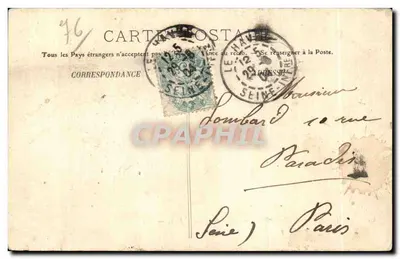 Le Havre — Le Boulevard Maritime et la Nouvelle Jetée — LL. n° 89 — Achterkant