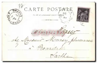 Meaux - Katedra - Portal z Lwami — Wydawca: L. BONNETABLE - Nr serii: 44 — Rewers