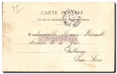 Paris - Buttes Chaumont - Vista Geral — editor Amities, n° 332 — Verso