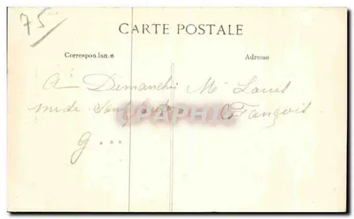 Parijs - Buttes-Chaumont — Het Meer en het Uitzicht — Uitgever ELL n°4192 — Achterkant