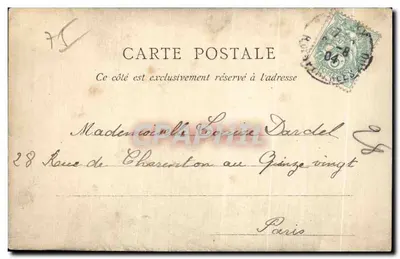 Parigi - Buttes-Chaumont - Ponte Fatale — C. L. C. — Blunche — Verso