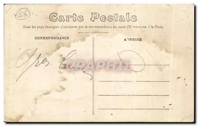 Châteaudun — Monumento de la Defensa, de Mercié — Sté Française de Phototypie — Reverso