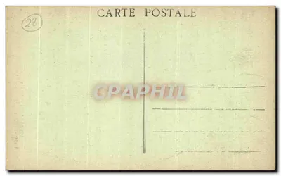 Castelo de ESCLIMONT (E.-et-L.) — Vista sobre os Fossos (lado Leste) — G. Fournail, Dreux, n° 305 — Verso