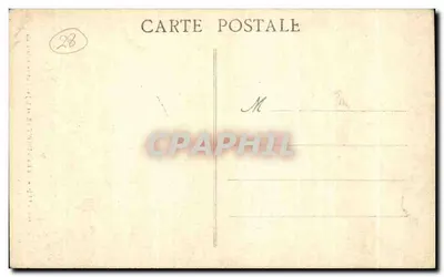 Castelo de Esclimont — Entrada principal — G. Fonceult, edição Dreux — Verso