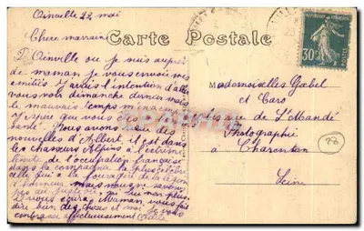 Chartres — Brzegi rzeki Eure — L. V. — nr 217 — Rewers