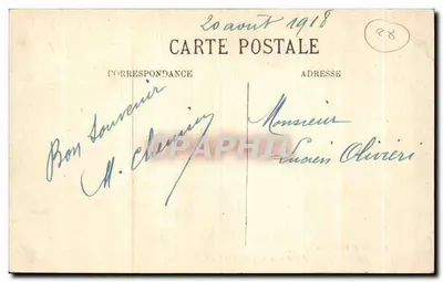 Aguas de Maintenon — Edición J. Guyenon — n° 31 — Reverso