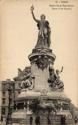 Estátua da República — Paris — editor desconhecido, n° 91