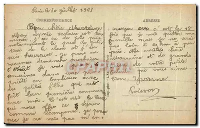 Estátua da República — Paris — editor desconhecido, n° 91 — Verso