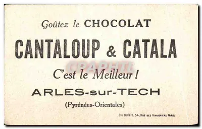 Imagem Rudaux Le Maraudeur Chocolate Cantaloup Catala Arles sur TEch — Verso
