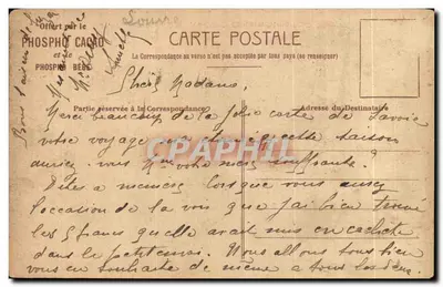 Mme Lebrun (Lebrun) — Portrait de femme et enfant — Orienté par le Phospho Cacao — Verso