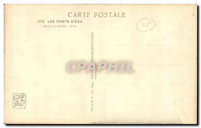 Stara pocztówka Fantaisie Paris — Rewers