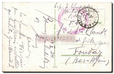 Bad Ems. Kurhaus — vista do edifício termal e do rio — editor não identificado — Verso