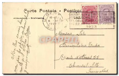 Gent - Palacio de las Fiestas — editor Hermès, n° 85 — Reverso