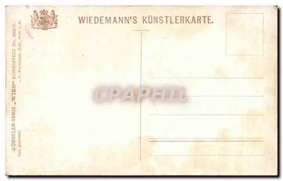 Königstein im Taunus — Widok na ruinę i lewą stronę — Wiedemann's Künstlerkarte Nr. 298212 — Rewers