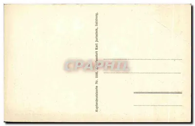 Bilhete postal antigo Hohensalzburg Richkterhohes — Verso