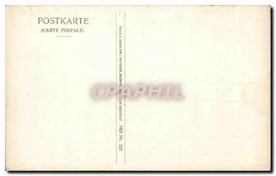 Salzburgo — Residenzbrunnen — editor J. Huttersee, n° 222 — Verso
