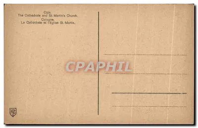 Köln — Katedra i święta Marii Magdaleny — Kölner Postkarten-Verlag, nr 123 — Rewers