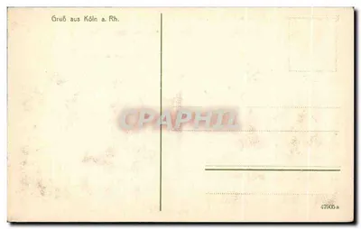 Köln (Rhin) — Katedra, kościół św. Martyna i Stapelhaus — n° 47005 — Rewers