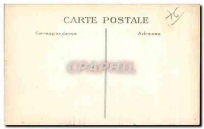 Le Havre — Brzeg, skała i plaża — G. P. — Rewers