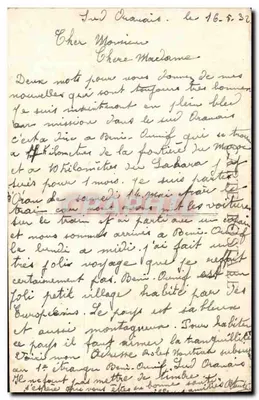 BÉNI-OUNIF — O Marabout de Sidi Sliman — Havasart, n°206 — Verso