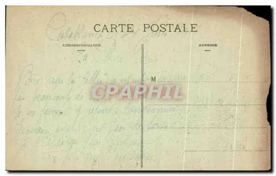 Bilhete postal antigo Mazagan O Velho Portinho — Verso