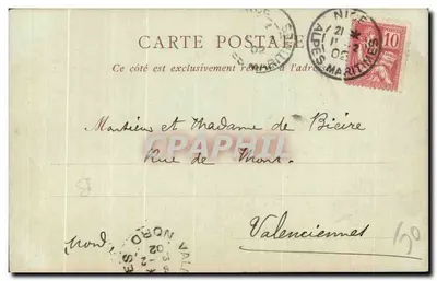 NICE — Les Ponchettes — ND Phot, n° 340 — Rewers