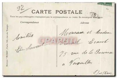 Saint-Cloud (Seine et Oise) — Most — Panorama miasta — Rose — Rewers