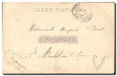 TANGER — Palácio de Justiça — Hauser y Menei, n° 1266 — Verso