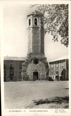 Puigcerdà - A torre campanário — Foto Postius, n° 11